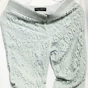Dolce & Gabbana lace pants